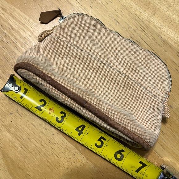 HERMES Cotton Canvas Mini Bolide Travel Cosmetic Pouch - Picture 14 of 16